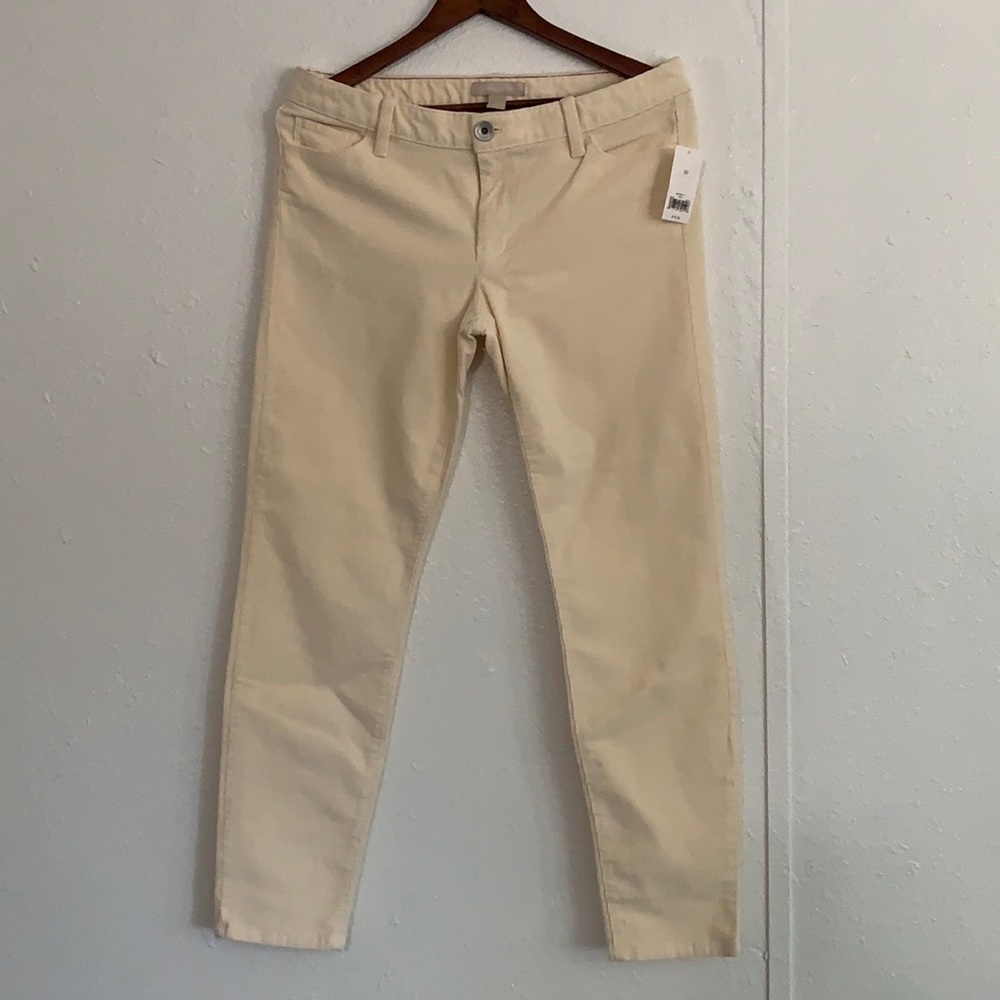 Banana Republic Weskny Anklcord Rich Cream Pants